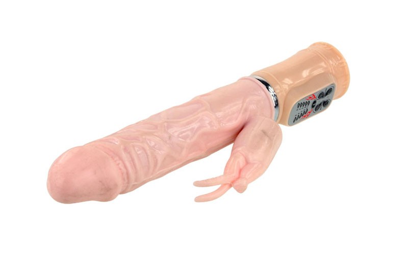 Sex toy dương vật giả phát nhiệt đa chức năng Baile DBL48 3