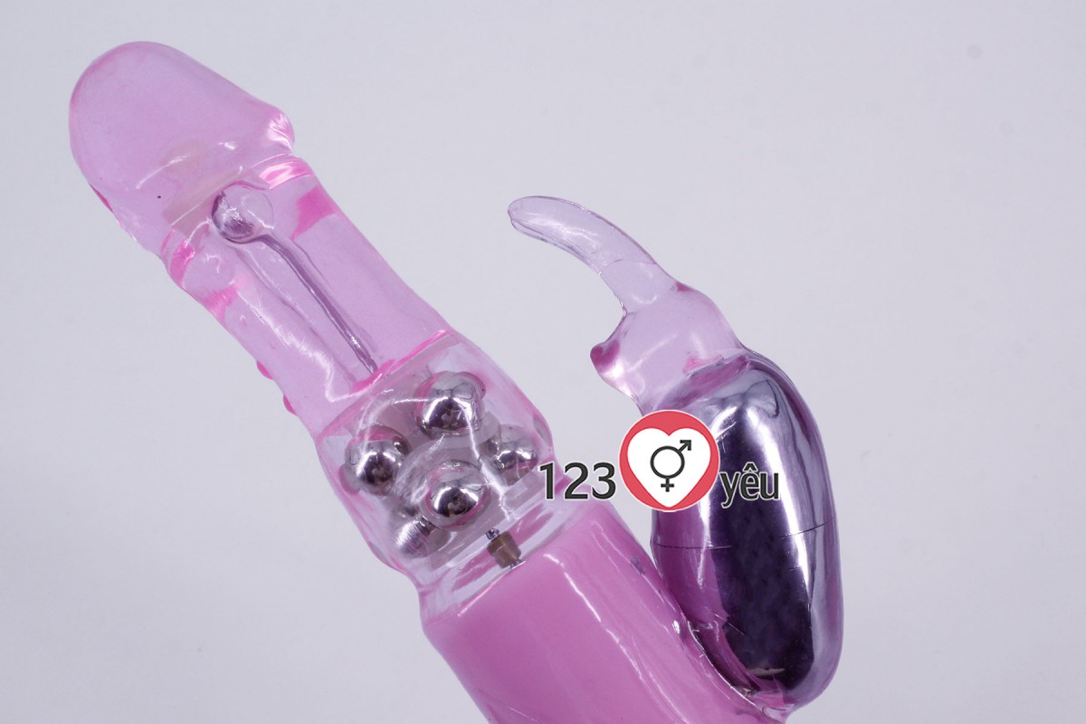 Dương vật giả có dây đeo Ultra Rung xoay 7