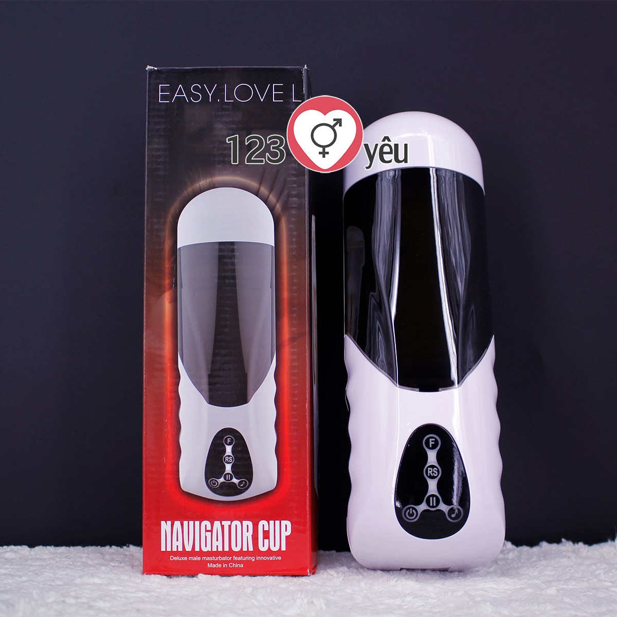 &Acirc;m đạo giả tự động Easy Love Navigator rung thụt, tỏa nhi&ecirc;̣t