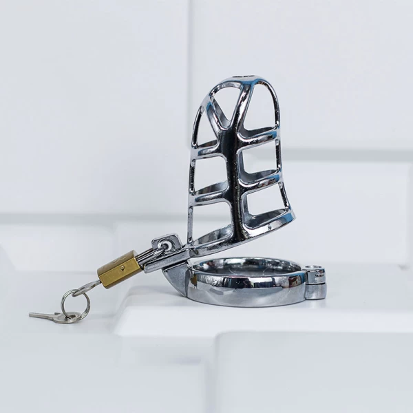 Vòng đeo dương vật Inox có móc khóa