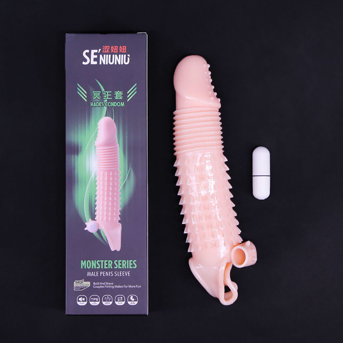 Bao cao su đ&ocirc;n d&ecirc;n Se&#039;niuniu gai m&ecirc;̀m rung g&ocirc;́c