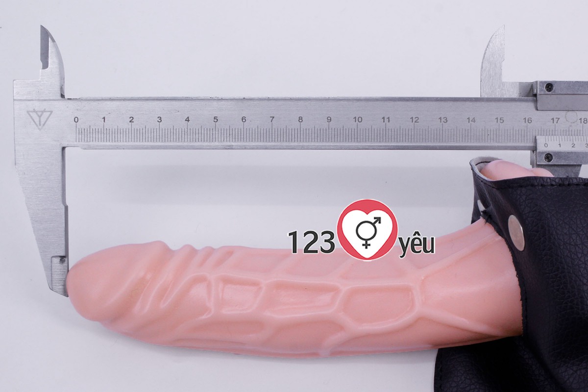 Dương vật giả có dây đeo silicon Harness rỗng ruột giá rẻ 11