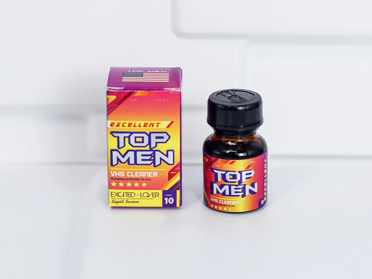 Nước ngửi Popper Top Men 10ml tăng cảm gi&aacute;c phấn kh&iacute;ch