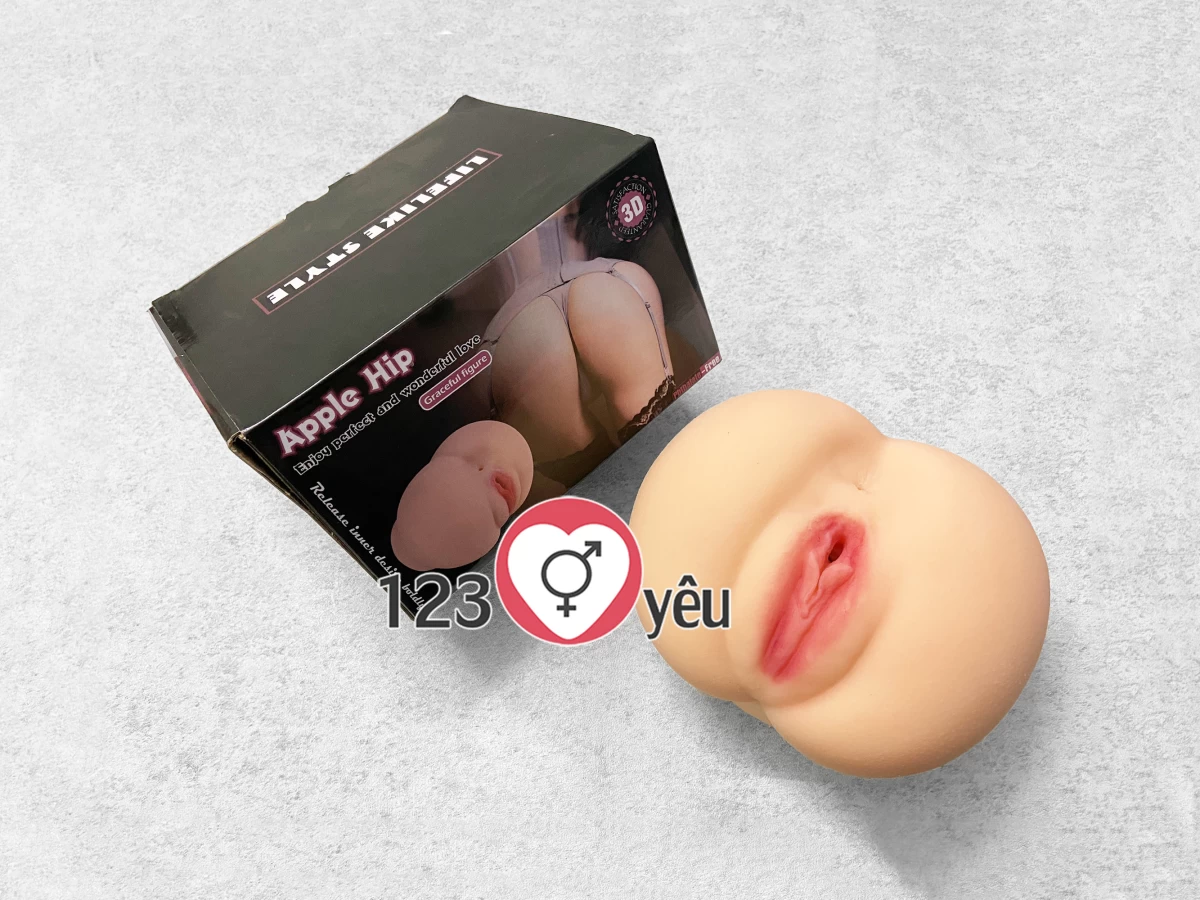 Âm đạo giả nằm ngửa cỡ lớn Apple Hip