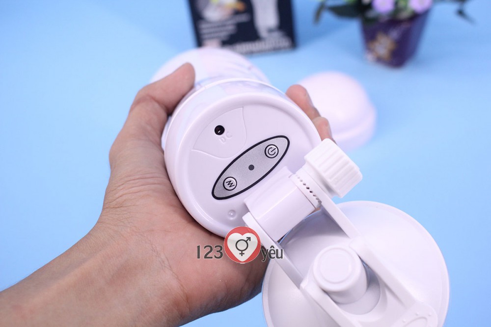 Sex toy âm đạo giả Crazy Bull có đế dạng CUP pin sạc 10