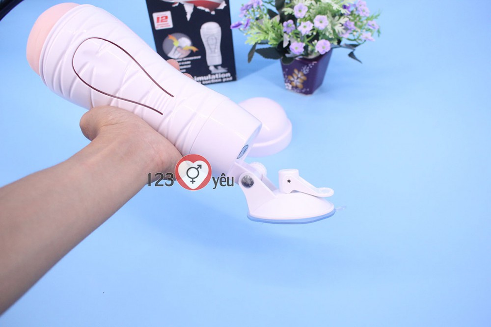 Sex toy âm đạo giả Crazy Bull có đế dạng CUP pin sạc 11