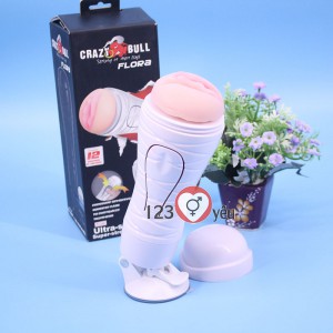 Âm đạo giả Crazy Bull có đế dạng CUP pin sạc