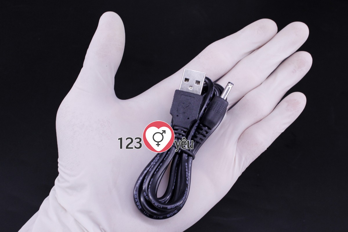 Dương vật giả Fire Bunny rung, ngoáy phát nhiệt pin sạc 9