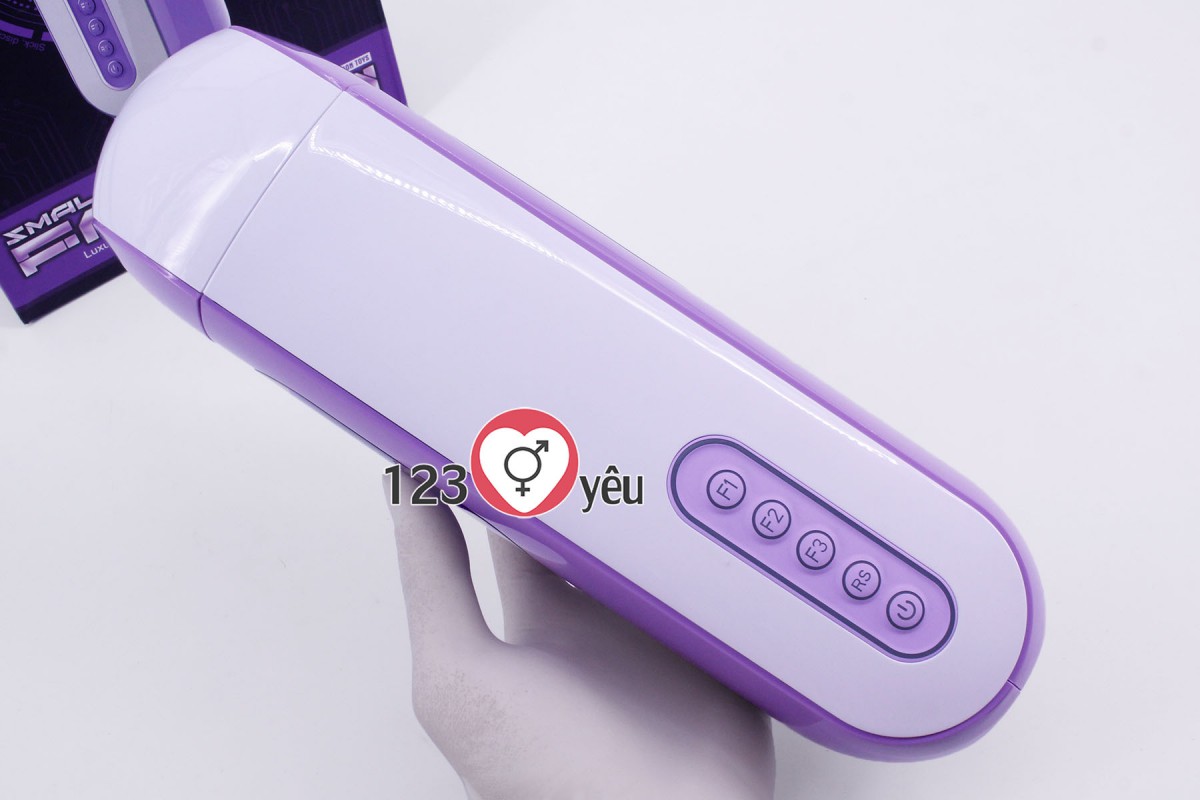 Âm đạo giả rung xoay - thụt - phát nhiệt kết nối Bluetooth Easy Love 2