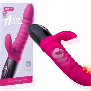 Dương vật giả rung thụt,phát nhi&ecirc;̣t Leten Anita pin sạc