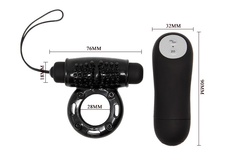 Vòng đeo dương vật Power Ring 20 chế độ điều chỉnh từ xa 4