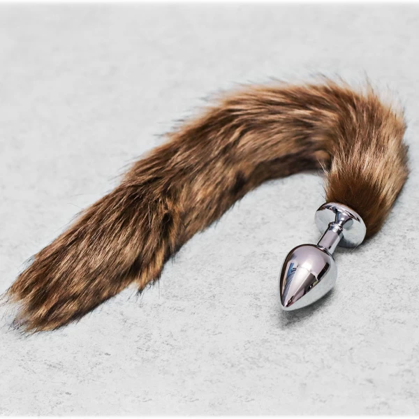 Dụng cụ kích thích hậu môn hợp kim đuôi chồn loại tốt