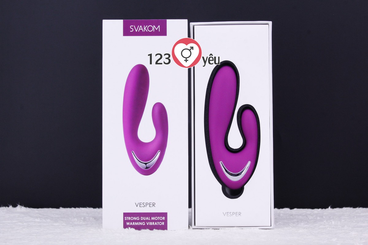 Dụng cụ kích thích hậu môn Svakom Vesper rung, phát nhiệt pin sạc 2