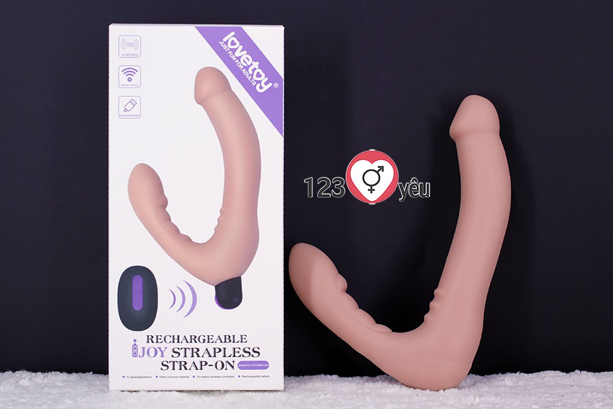 Dương vật giả silicon 2 đầu 1