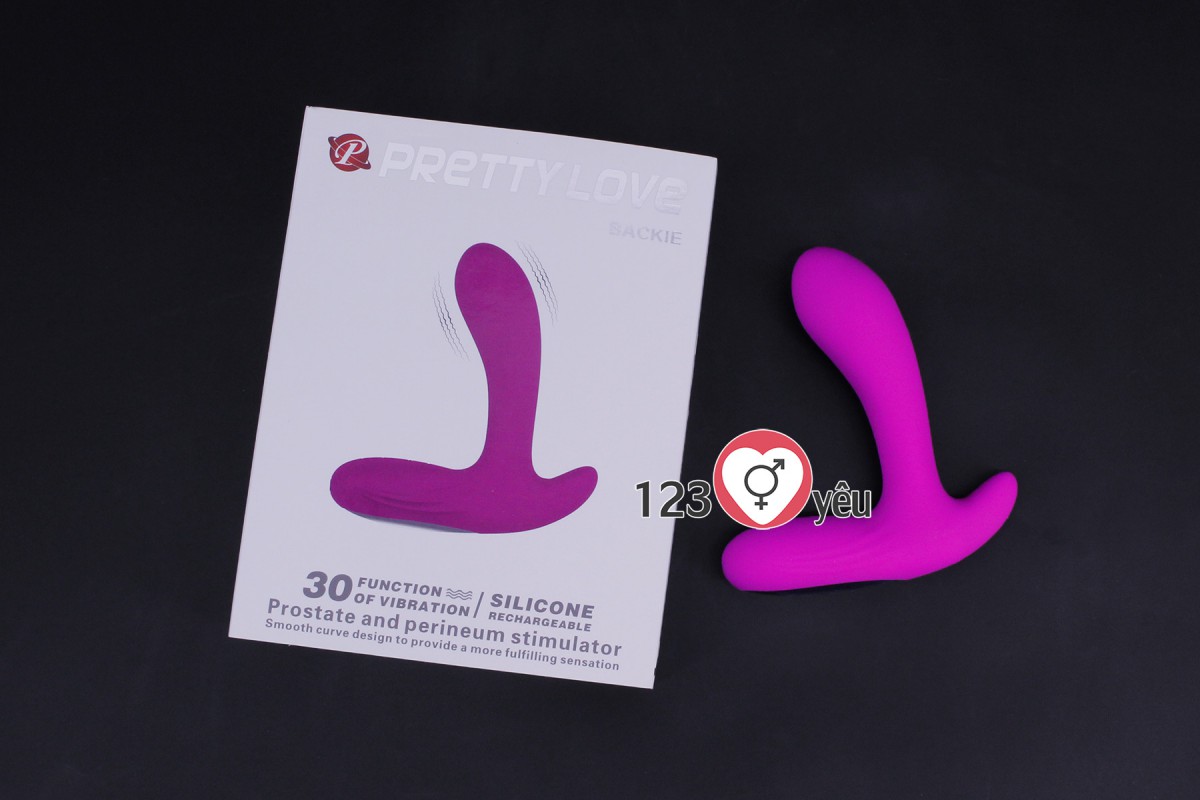 Máy rung massage hậu môn Prettylove Backie 30 chế độ rung pin sạc 1