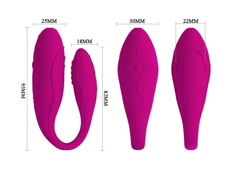 Sex toy máy mát xa điểm G Prettylove Indulgence 2 đầu 6