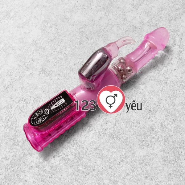 Dương vật giả có nhánh đa năng Lovely 16 chế độ pin rời