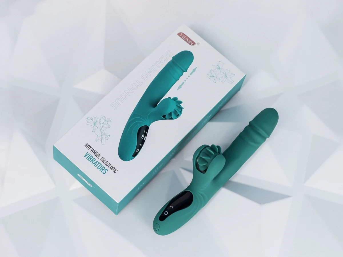 M&aacute;y massage Yeain Vibrators thụt c&oacute; lưỡi liếm cảm ứng