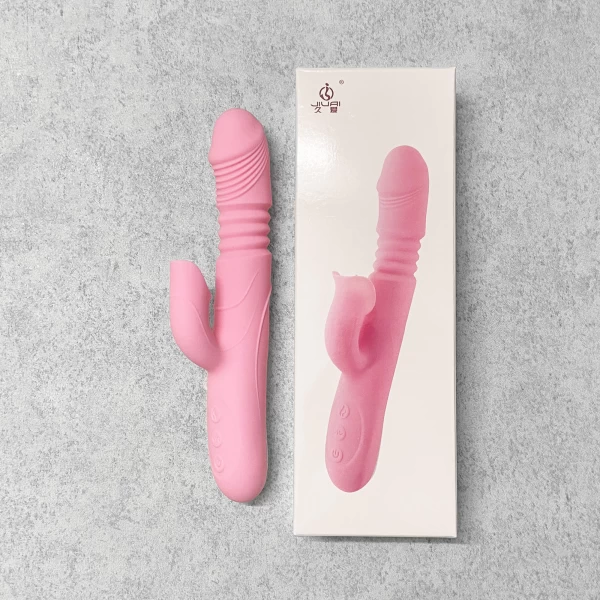 Dương vật giả Juai rung thụt, phát nhiệt, lưỡi liếm 7 chế độ