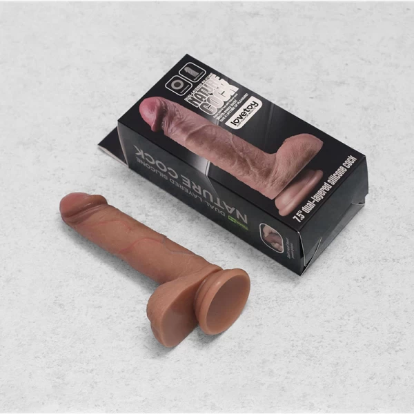 Dương vật giả có đế Lovetoy Nature Cock không rung