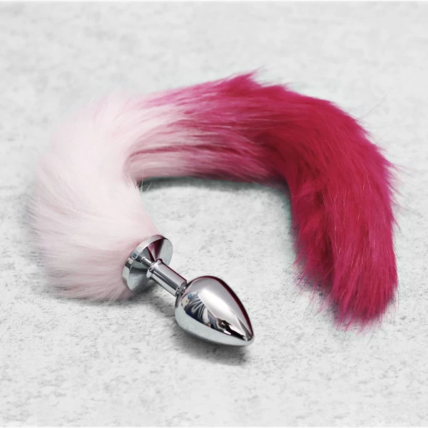 Dụng cụ kích thích hậu môn đuôi chồn hồng