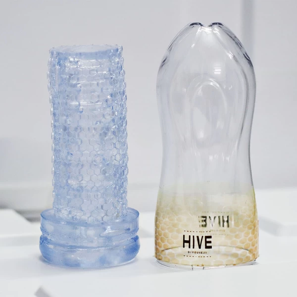 Cúp âm đạo giả Hive trong suốt