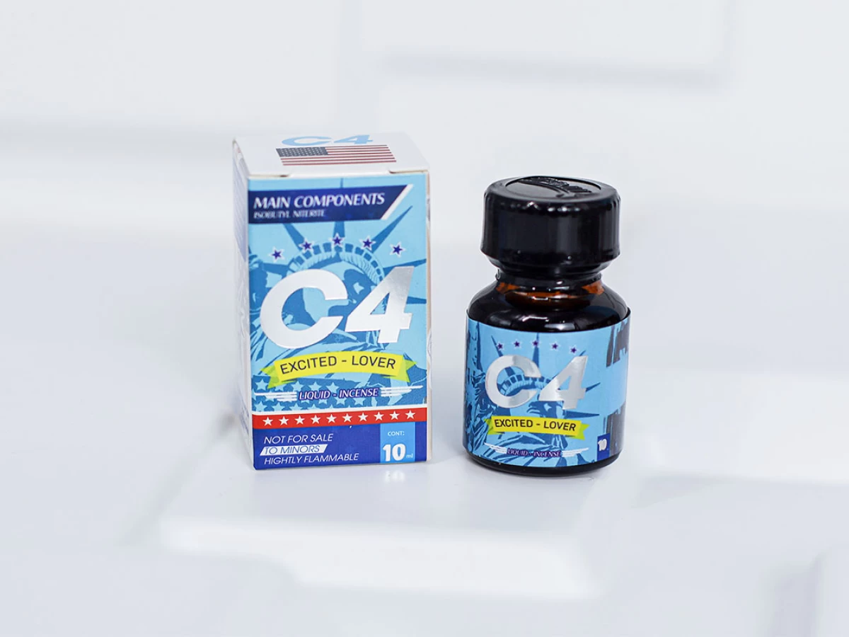 Nước ngửi Popper C4 Main Components 10ml tăng cảm giác hưng phấn